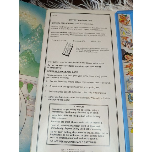 Disney Cinderella Vintage Electronic book plays music! - Picture 4 of 12